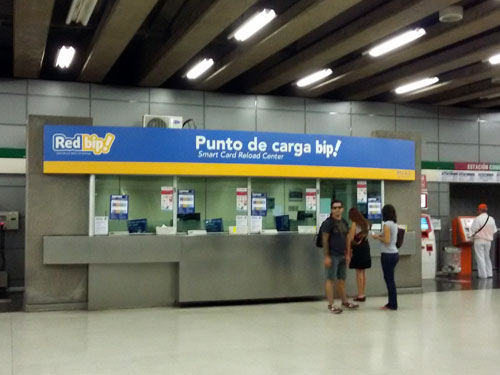 Tarjeta Bip - medio de pago del transporte de Santiago